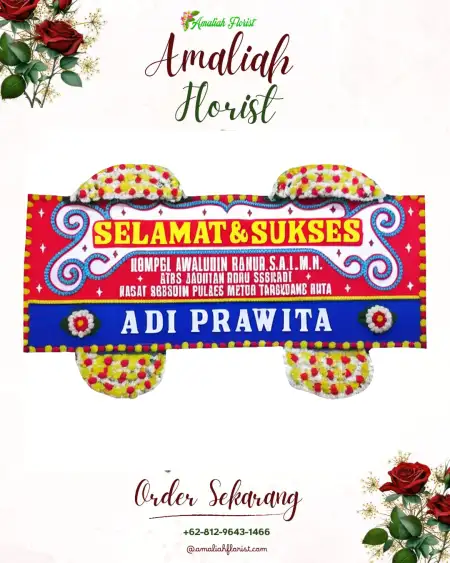 Papan Bunga Ucapan Selamat Belalau I